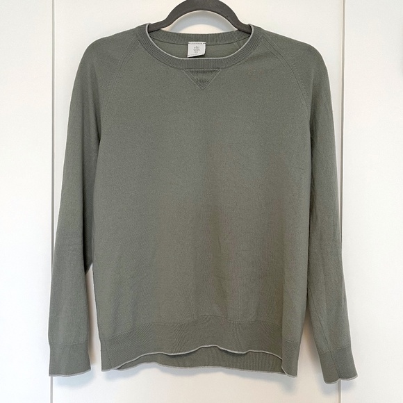 Eleventy Sage Lightweight Super Soft Wool Sweater - Picture 1 of 9